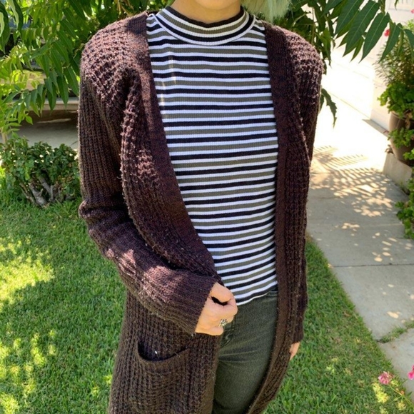 Knitted Brown Sweater - Picture 1 of 4
